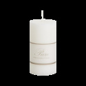 Pure blockljus Ø 5 H10 cm - vitt