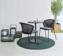 Lean stol stapelbar - black
