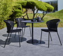 Lean stol stapelbar - black