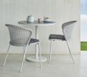 Lean stol stapelbar - white grey