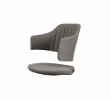 Choice vadderat sittfodral - taupe