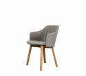 Choice vadderat sittfodral - taupe