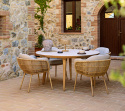 Stay stol stapelbar - natural 