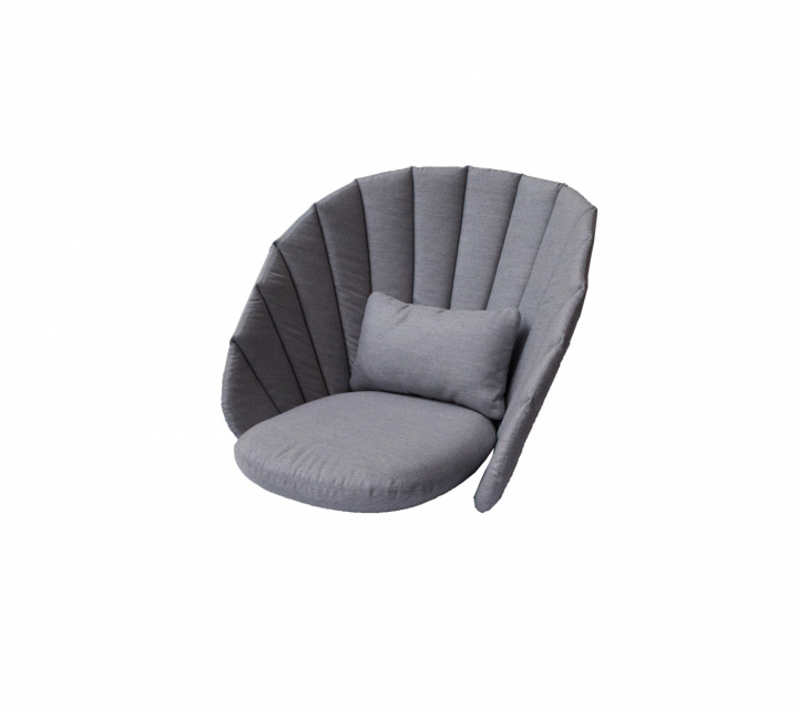 Peacock dynset loungefåtölj - grey i gruppen Dynor / Loungedynor & Klädslar hos Sommarboden i Höllviken AB (5458YS95)