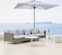 Connect dining lounge 2-sits soffa Vänster - taupe