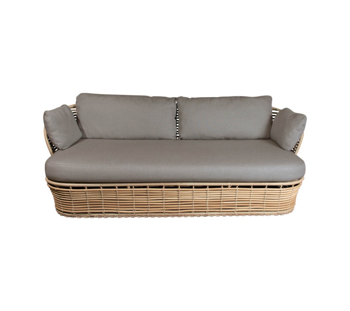 Basket 2-sits soffa - natural i gruppen Utemöbler / Loungemöbler / Loungemoduler / 2-sits soffor - Loungemoduler hos Sommarboden i Höllviken AB (552000UAITT)