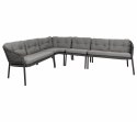 Ocean 2-sits soffa höger modul - dark grey