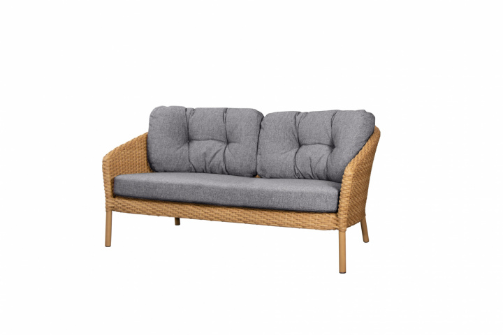 Ocean 2-sits soffa large - natural i gruppen Utemöbler / Material / Aluminiummöbler / Lounge - Aluminiummöbler hos Sommarboden i Höllviken AB (5536FU)
