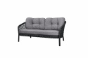 Ocean 2-sits soffa large - dark grey