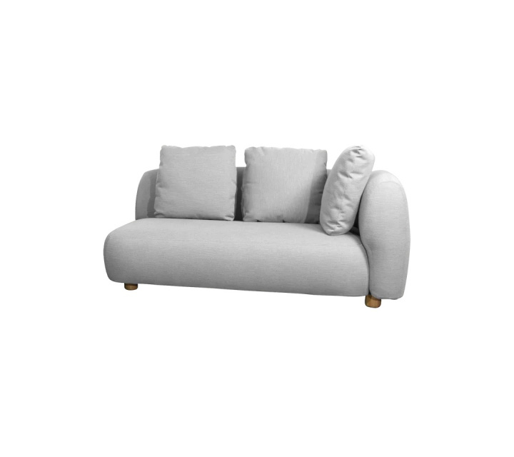 Capture 2-sits modulsoffa vänster - light grey i gruppen Utemöbler / Loungemöbler / Loungemoduler / 2-sits soffor - Loungemoduler hos Sommarboden i Höllviken AB (55401AITL)