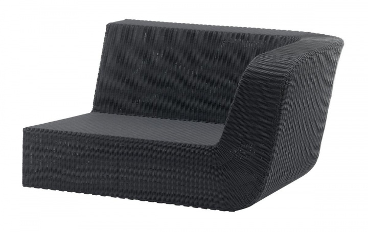 Savannah 2-sits soffa vänster modul - black i gruppen Utemöbler / Loungemöbler / Loungemoduler / 2-sits soffor - Loungemoduler hos Sommarboden i Höllviken AB (5541S)