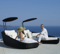 Savannah daybed vänster modul - black