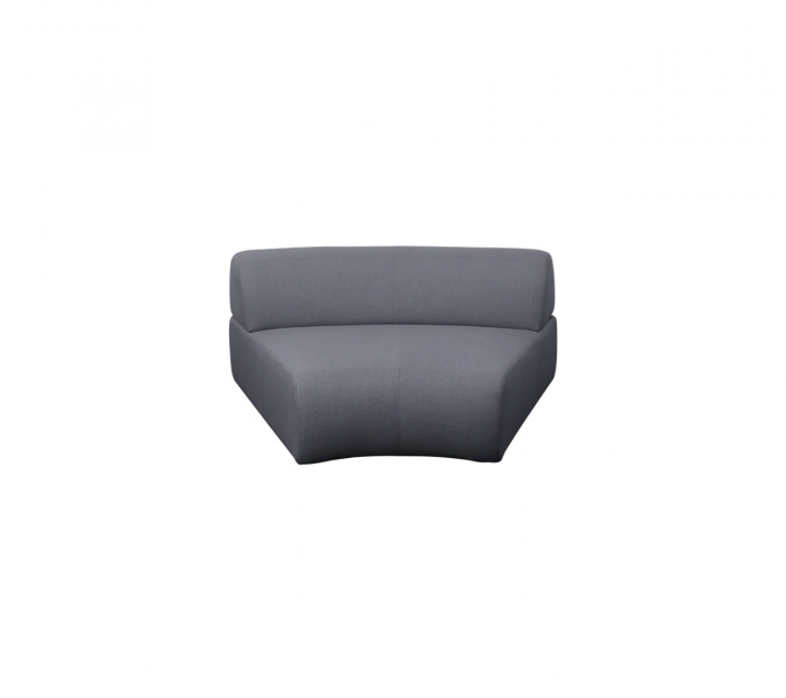 Mellow soffmodul mittdel - grey i gruppen Utemöbler / Loungemöbler / Loungemoduler / Mittdelar - Loungemoduler hos Sommarboden i Höllviken AB (55450AITG)