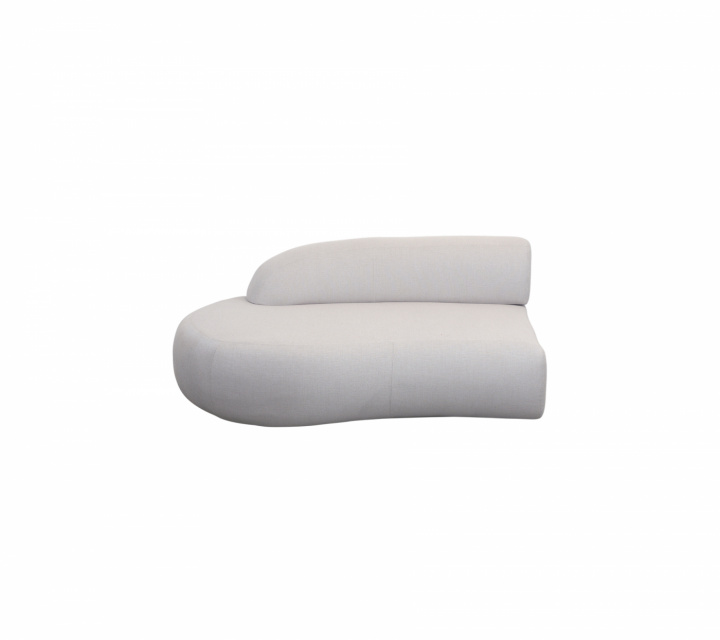 Mellow soffmodul med kort ryggstöd, höger - sand i gruppen Utemöbler / Loungemöbler / Loungemoduler hos Sommarboden i Höllviken AB (55451AITSA)