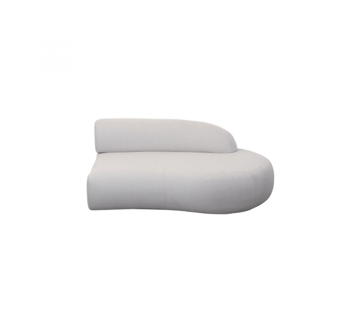 Mellow soffmodul med kort ryggstöd, vänster - sand i gruppen Utemöbler / Loungemöbler / Loungemoduler / 2,5-sits soffor - Loungemoduler hos Sommarboden i Höllviken AB (55452AITSA)