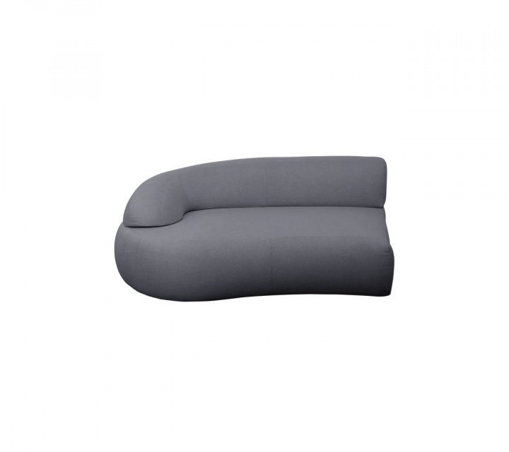 Mellow soffmodul med långt ryggstöd, höger - grey i gruppen Utemöbler / Loungemöbler / Loungemoduler / Avslutsdelar - Loungemoduler hos Sommarboden i Höllviken AB (55453AITG)