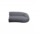Mellow soffmodul med långt ryggstöd, vänster - grey
