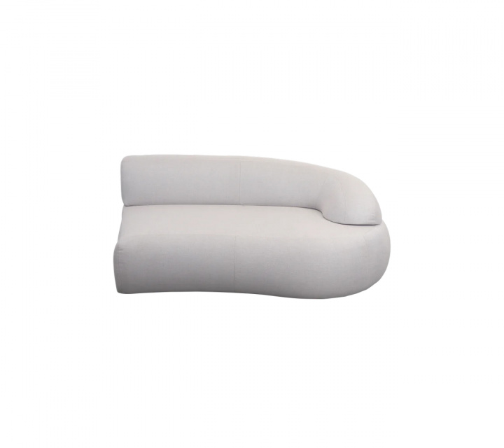 Mellow soffmodul med långt ryggstöd, vänster - sand i gruppen Utemöbler / Loungemöbler / Loungemoduler / Avslutsdelar - Loungemoduler hos Sommarboden i Höllviken AB (55454AITSA)