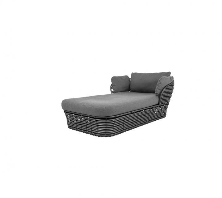 Basket daybed - graphite i gruppen Utemöbler / Loungemöbler / Loungemoduler / Schäslonger - Loungemoduler hos Sommarboden i Höllviken AB (5550000GAITG)