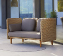 Arch 2-sits modulsoffa - natural/taupe