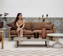 Sticks 2-sits soffa - teak