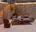 Sticks plattform sittdyna 1,5-sits soffa - light brown