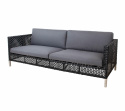 Connect 3-sits soffa - black/graphite