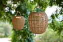 Illusion Glow lampa t/upphängning - natural/teak