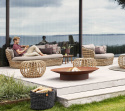 Nest soffbord/fotpall liten - natural