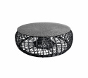 Nest soffbord/fotpall stor - lava grey