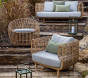 Nest loungefåtölj - natural