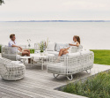 Nest Round fåtölj - white