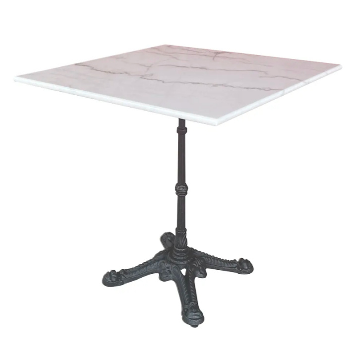 Loire marmorbord 70x70 H72 cm - vit i gruppen Utemöbler / Bord / Cafébord hos Sommarboden i Höllviken AB (5846E-8-5-deal)