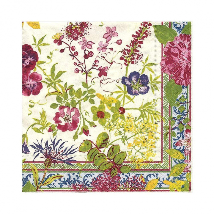 Millefleurs servetter, 20-pack i gruppen Inredning / Kök & Dukning / Servering & Servetter hos Sommarboden i Höllviken AB (5860L)