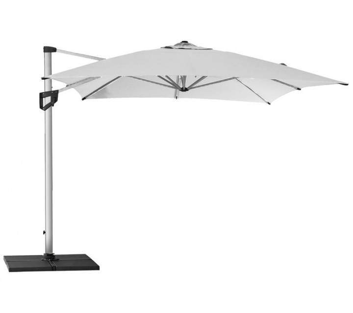Hyde luxe frihängande parasoll 3x4m exkl. fot - dusty white i gruppen Utemöbler / Solskydd / Parasoller hos Sommarboden i Höllviken AB (58A3X4Y504)
