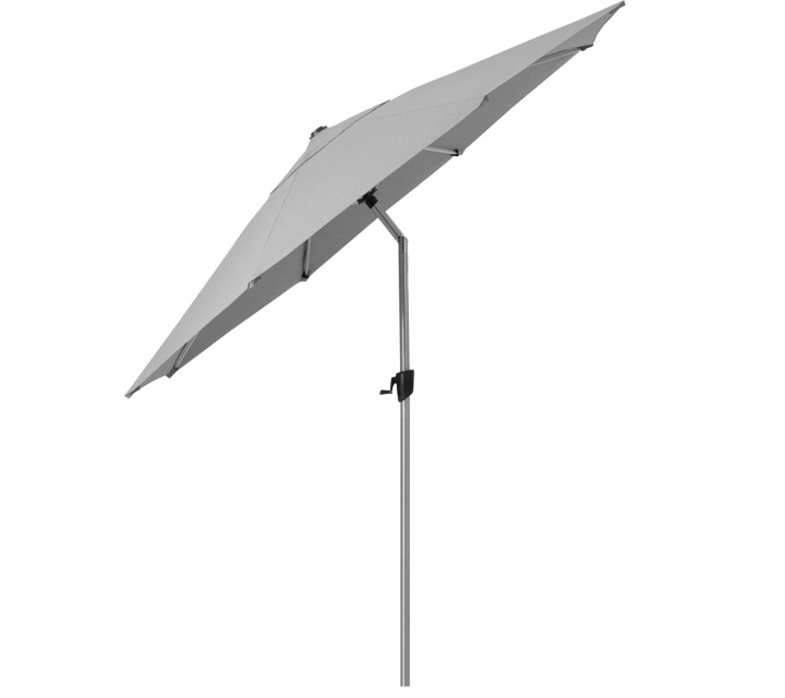 Sunshade parasoll m/tilt Ø 3 m - silver mat i gruppen Utemöbler / Solskydd / Parasoller hos Sommarboden i Höllviken AB (58MATILT300Y506)