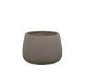 Soil kruka rund, mellan - taupe structure
