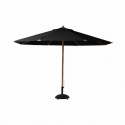 Lizzano parasoll Ø 4 m - svart
