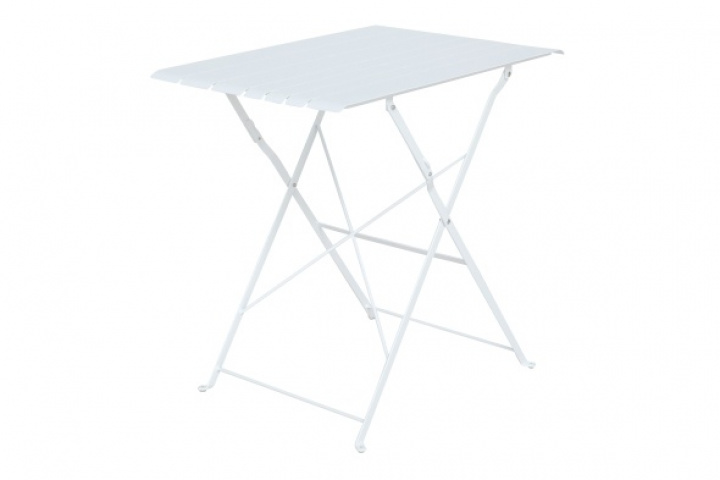 Bradano fällbart cafébord - vit i gruppen Utemöbler / Material / Rostfritt stål hos Sommarboden i Höllviken AB (6046-5)