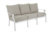 Arras 3-sits soffa - vit/sand dyna