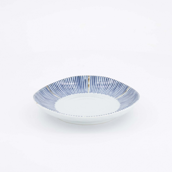 Yamahida Some Tokusa fat 16,3 cm - blue i gruppen Inredning / Kök & Servering / Fat, Tallrikar & Skålar hos Sommarboden i Höllviken AB (619618-TD)