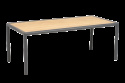 Gordon soffbord 140x65 H55 cm -antracit/teak