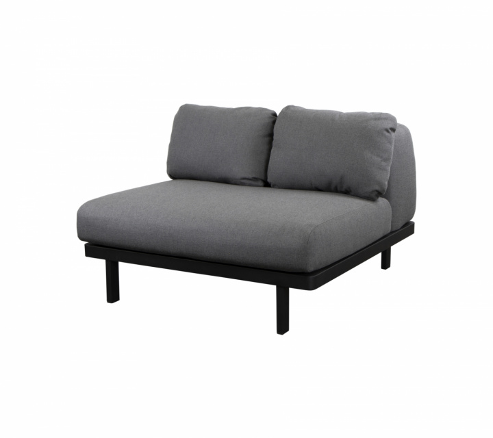 Space enkel modul - grey i gruppen Utemöbler / Loungemöbler / Loungemoduler hos Sommarboden i Höllviken AB (6440AITG)