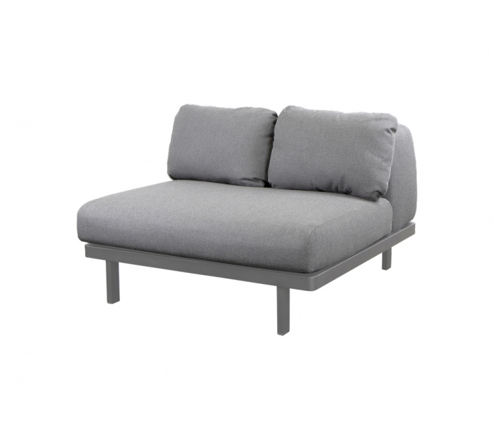 Space enkel modul - light grey i gruppen Utemöbler / Loungemöbler / Loungemoduler hos Sommarboden i Höllviken AB (6440AITL)