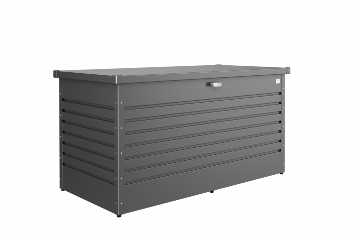 Fritidsbox high 160 - metallic mörkgrå i gruppen Dynor / Dynboxar & Förvaringslådor hos Sommarboden i Höllviken AB (65060-bh)