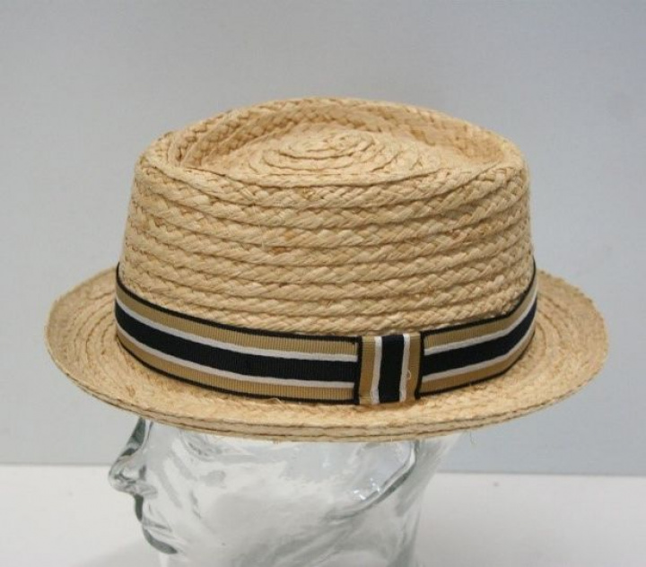 Stråhatt Porkpie - natur i gruppen Inredning / Övrigt / Accessoarer hos Sommarboden i Höllviken AB (65080-natur)