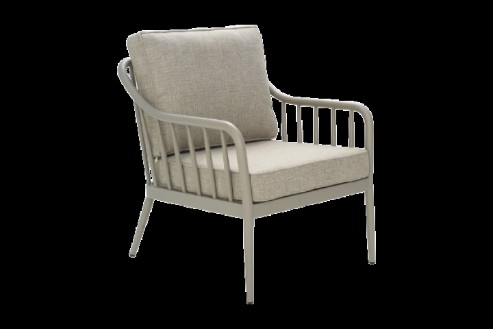 Coleville fåtölj - khaki/burlap beige dyna i gruppen Utemöbler / Loungemöbler / Loungemoduler / Fåtöljer - Loungemoduler hos Sommarboden i Höllviken AB (6911-21-232)