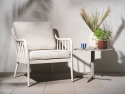 Coleville fåtölj - pearl white/dot beige dyna