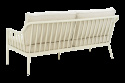 Coleville 3-sits soffa - pearl white/dot beige dyna