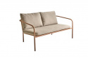 Bendt 2-sits soffa - peach/teddy beige dyna